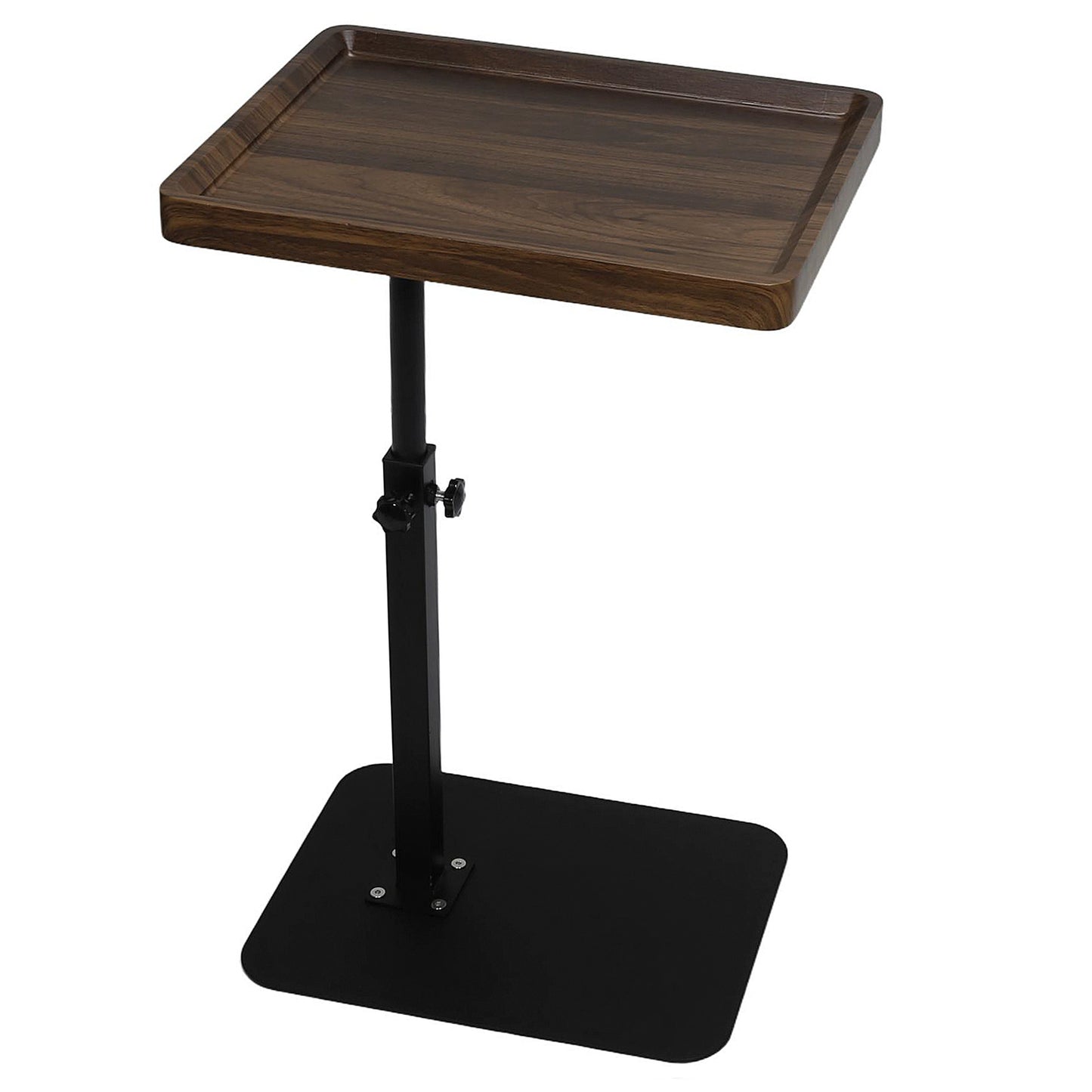 Adjustable Laptop Desk Rolling Cart Overbed Bedside Table 360° Rotatable