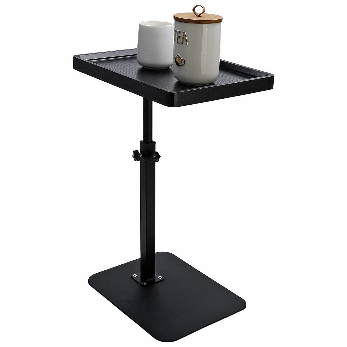 Adjustable Laptop Desk Rolling Cart Overbed Bedside Table 360° Rotatable