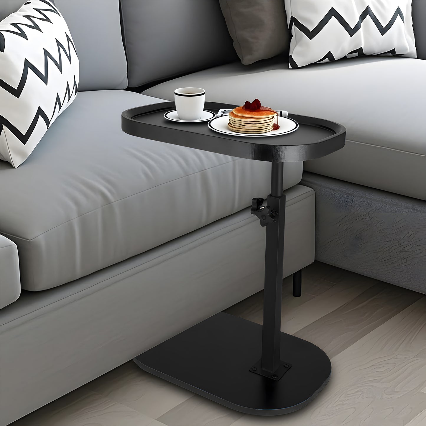 Height Adjustable Rotatable Home Office Desk Easy Clean Side Table