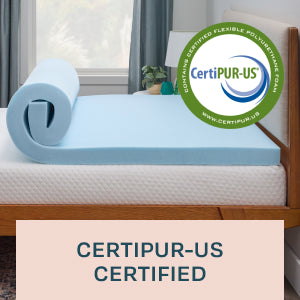 Ljustra 2 Inch Memory Foam Mattress Topper Gel Cooling Pressure Relief