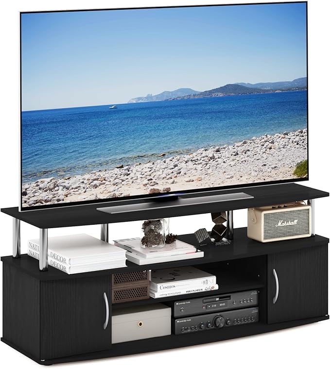 Jaya Large Entertainment Stand for TV Up to 55 Inch Modern Storage