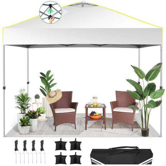 10x10 FT Pop Up Canopy Tent Waterproof Outdoor Event Party Tent