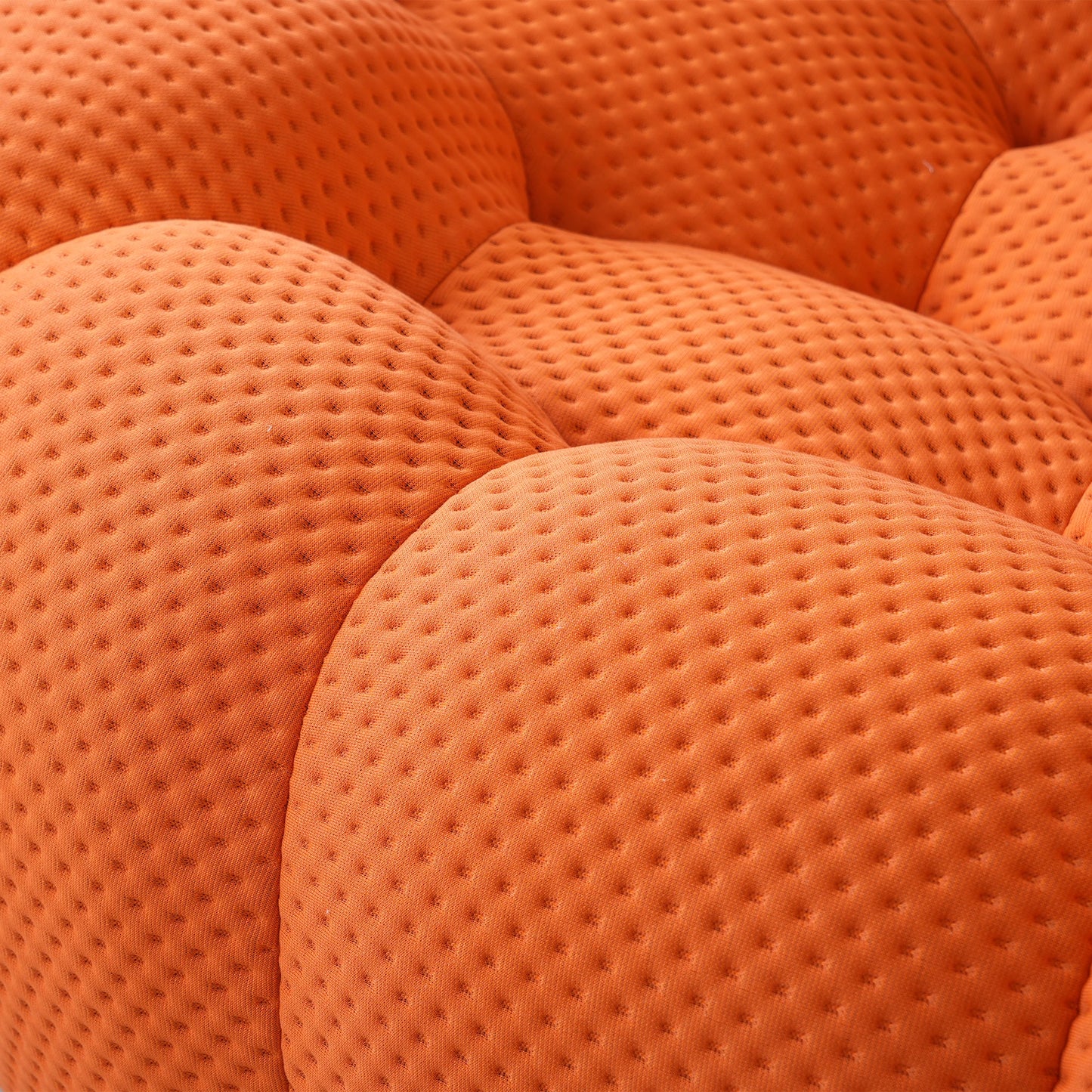 Ljustra Modern Comfy Floor Couch Lazy Sofa 3D Honeycomb Curved Loveseat