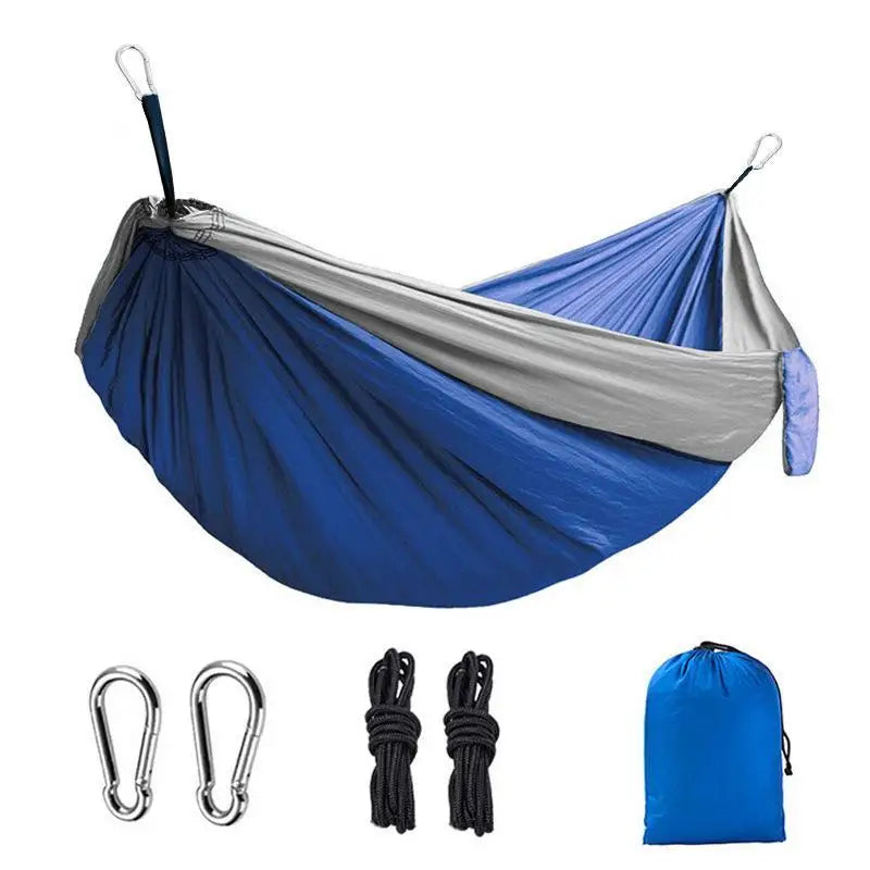Ultralight Portable Hammock with Steel Clips & Tree Straps for Outdoors
