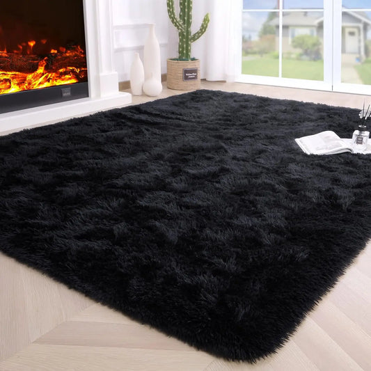 Fluffy Area Rugs for Bedroom Living Room Soft Fuzzy Non Slip Carpet