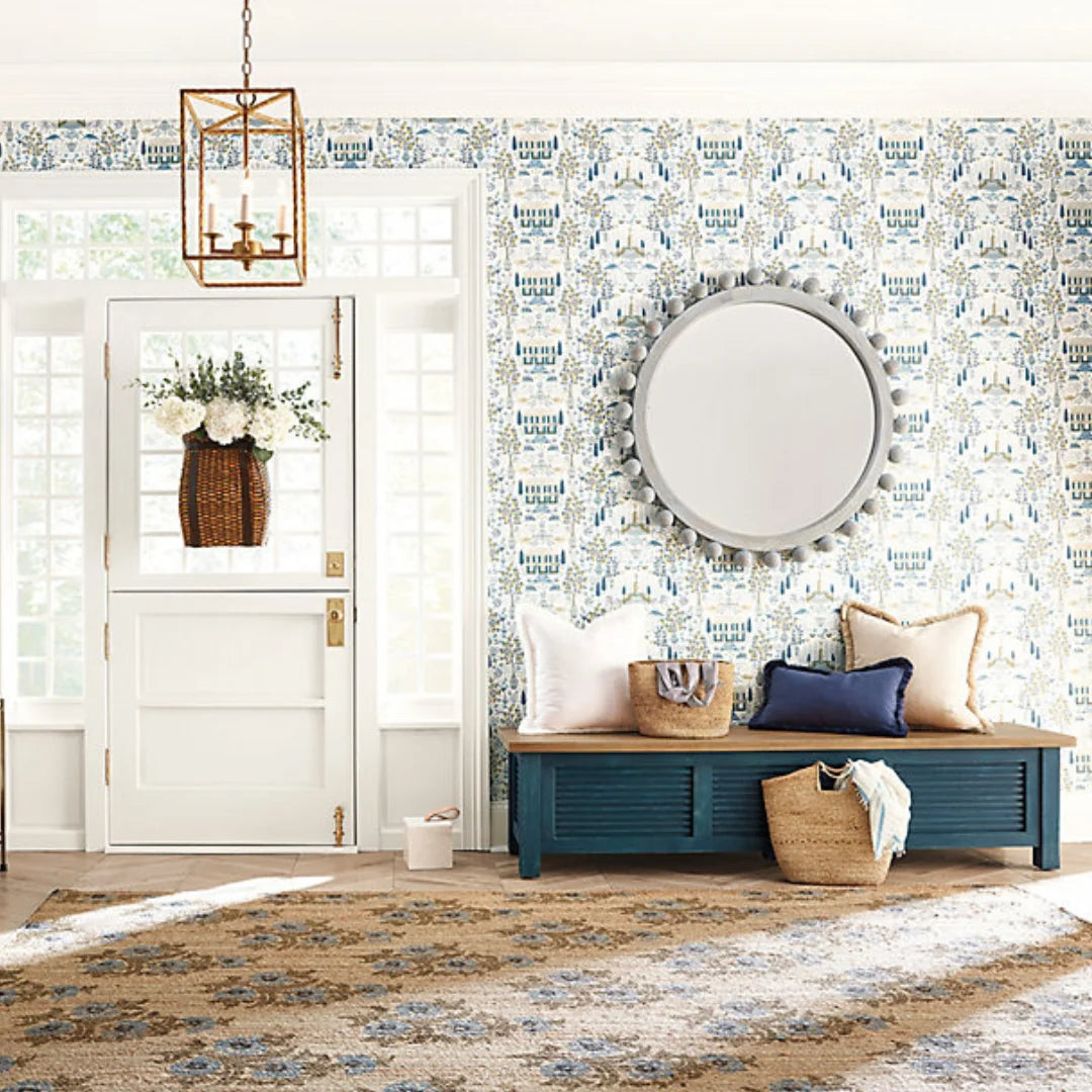 Eco-Friendly Jute Area Rug 3' x 5' Natural Fiber for Living Room Bedroom