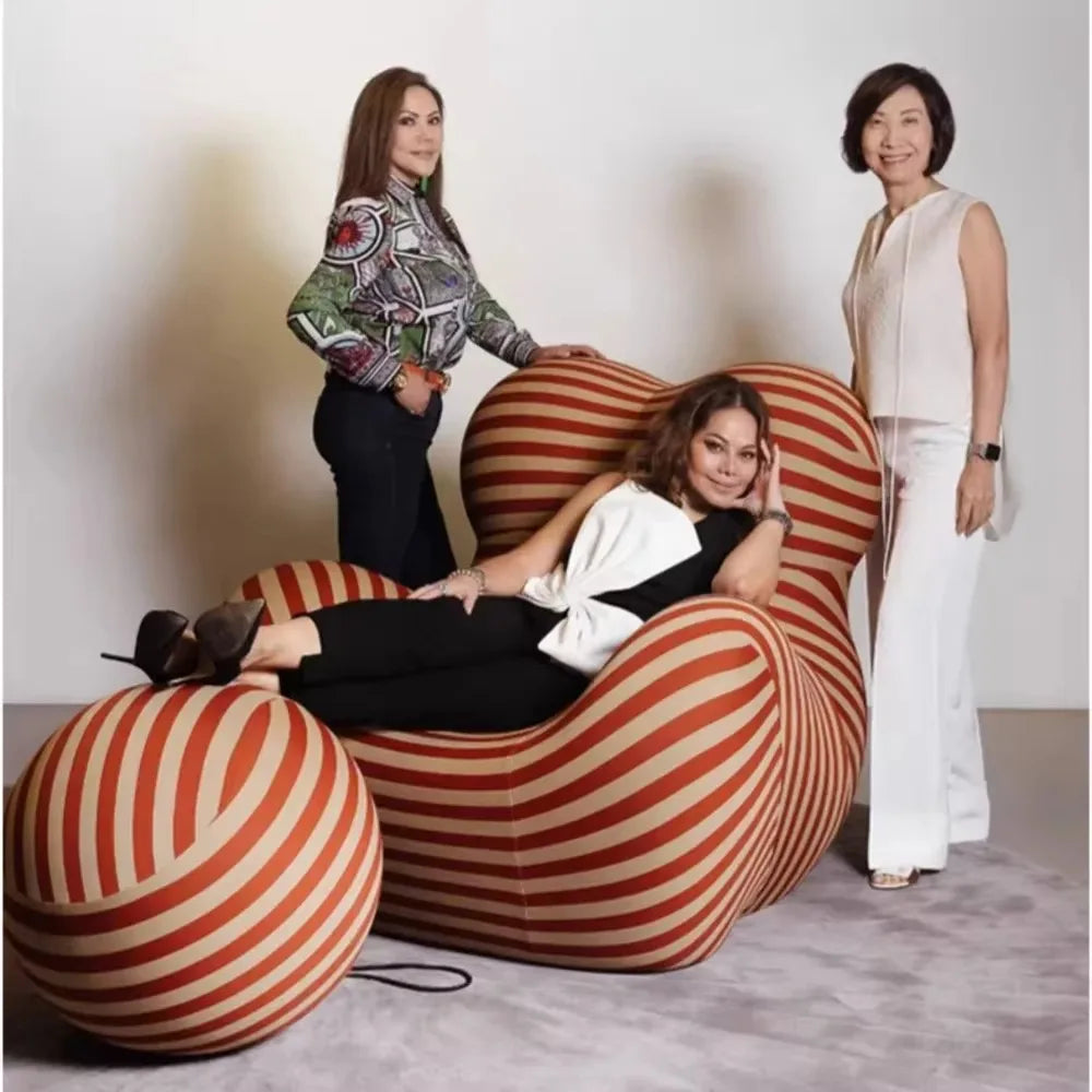 Ljustra Lazy Sofa Lounge Single Chaise Bean Bag Recliner Armchair