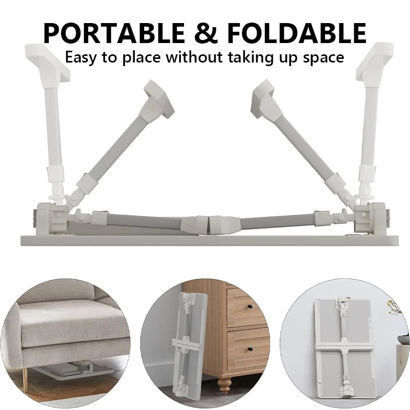 Adjustable Foldable Bedside Table Laptop Desk for Students Home Office