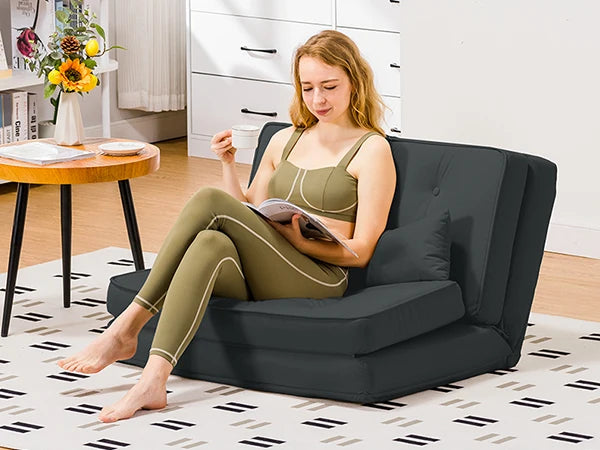 Ljustra Convertible Folding Sofa Bed Sleeper Chair Modern Living Room