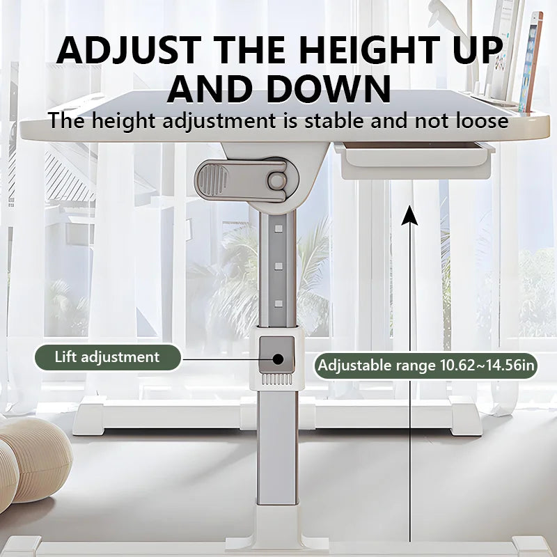 Adjustable Foldable Bedside Table Laptop Desk for Students Home Office