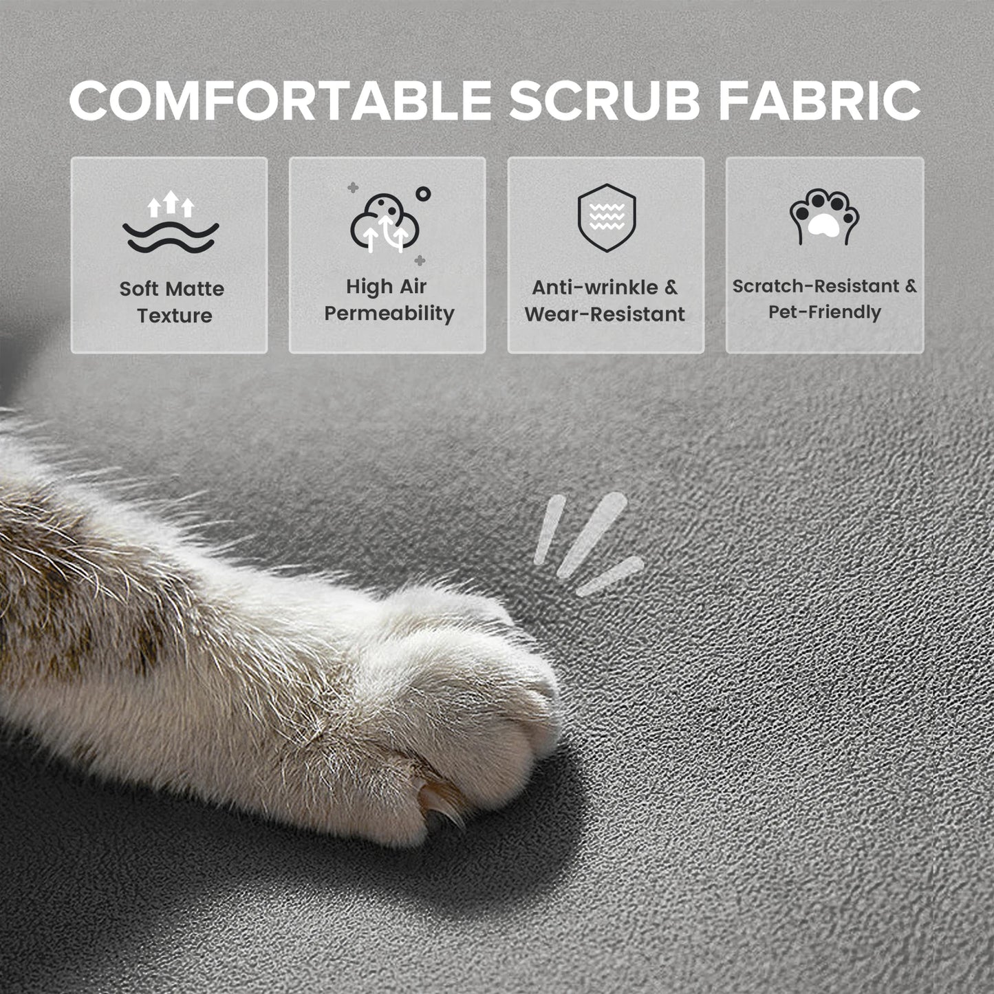 Ljustra Convertible Futon Sofa Bed Modern Adjustable Backrest Living Room