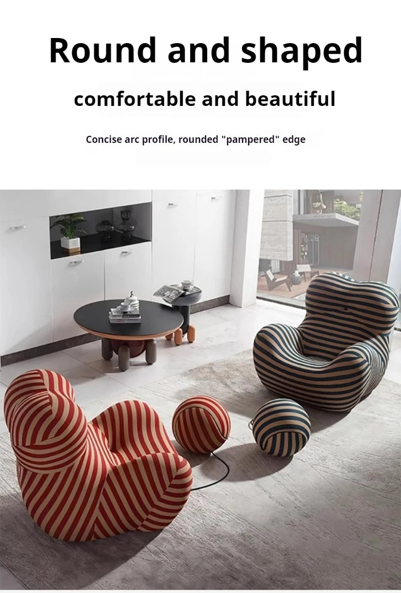 Ljustra Lazy Sofa Lounge Single Chaise Bean Bag Recliner Armchair