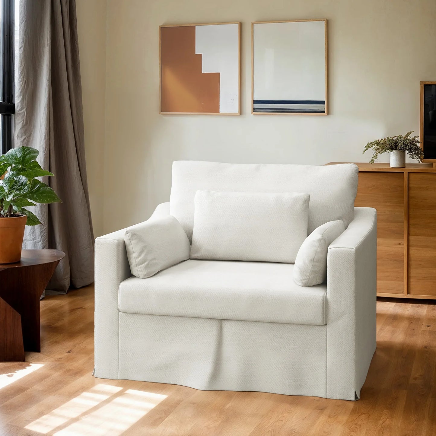 Ljustra Luxury Living Room Sofa Comfortable Couch Washable Cover