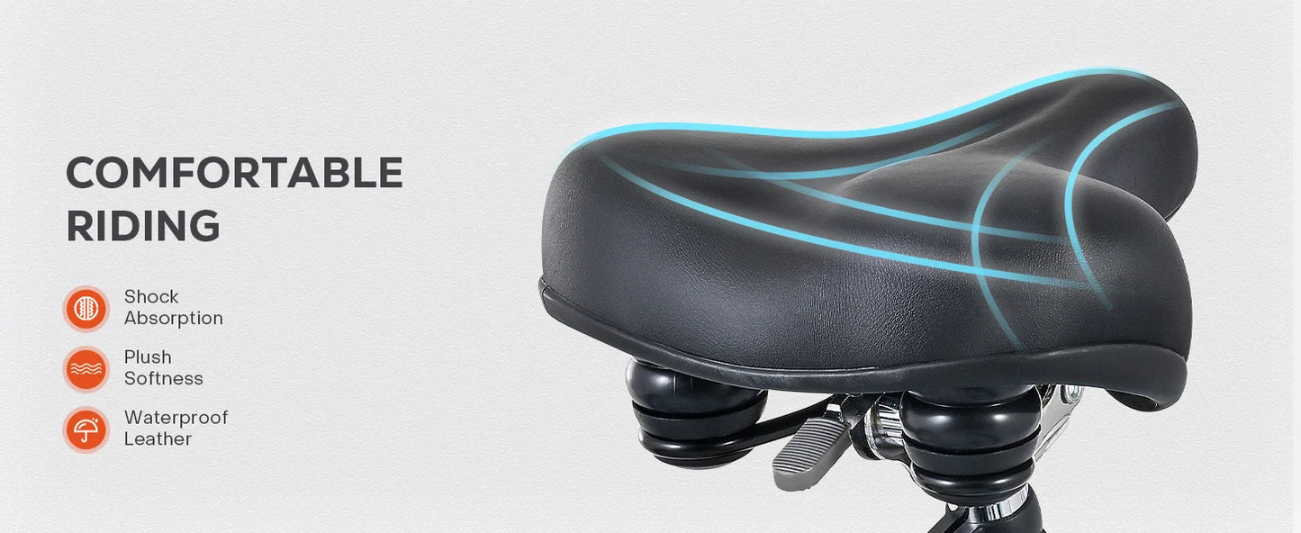 24'' 26'' Electric Tricycle for Adults 350W Motor 7 Speed Trike