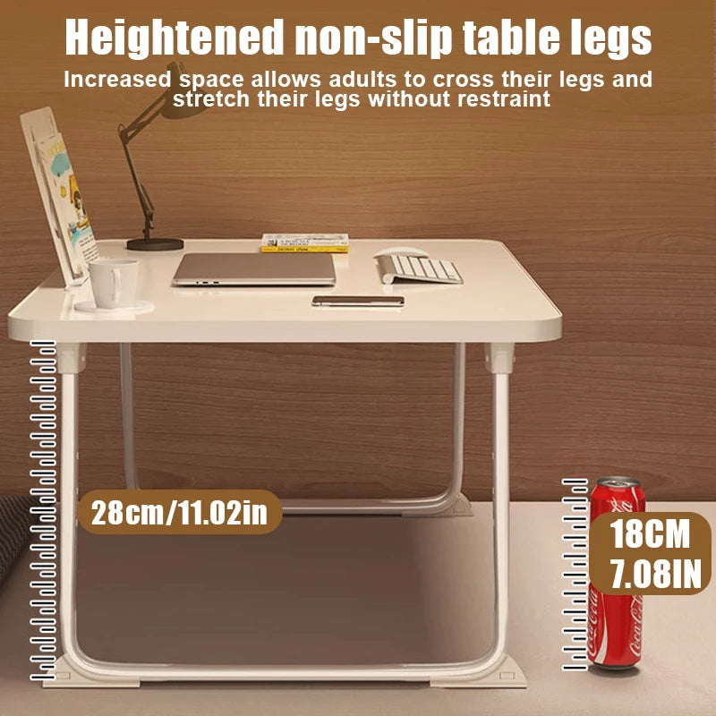 Multi-functional Folding Desk Laptop Table Space-Saving Bay Window Desk