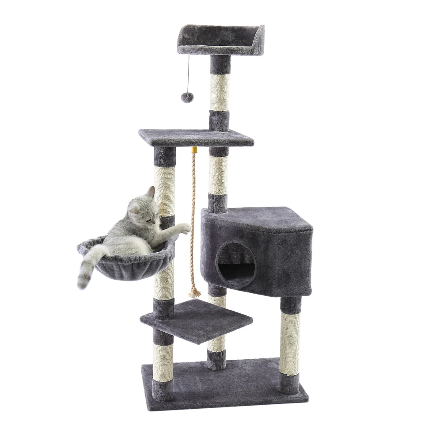 Pet Cat Tree Tower Condo Scratching Post Activity House for Cats