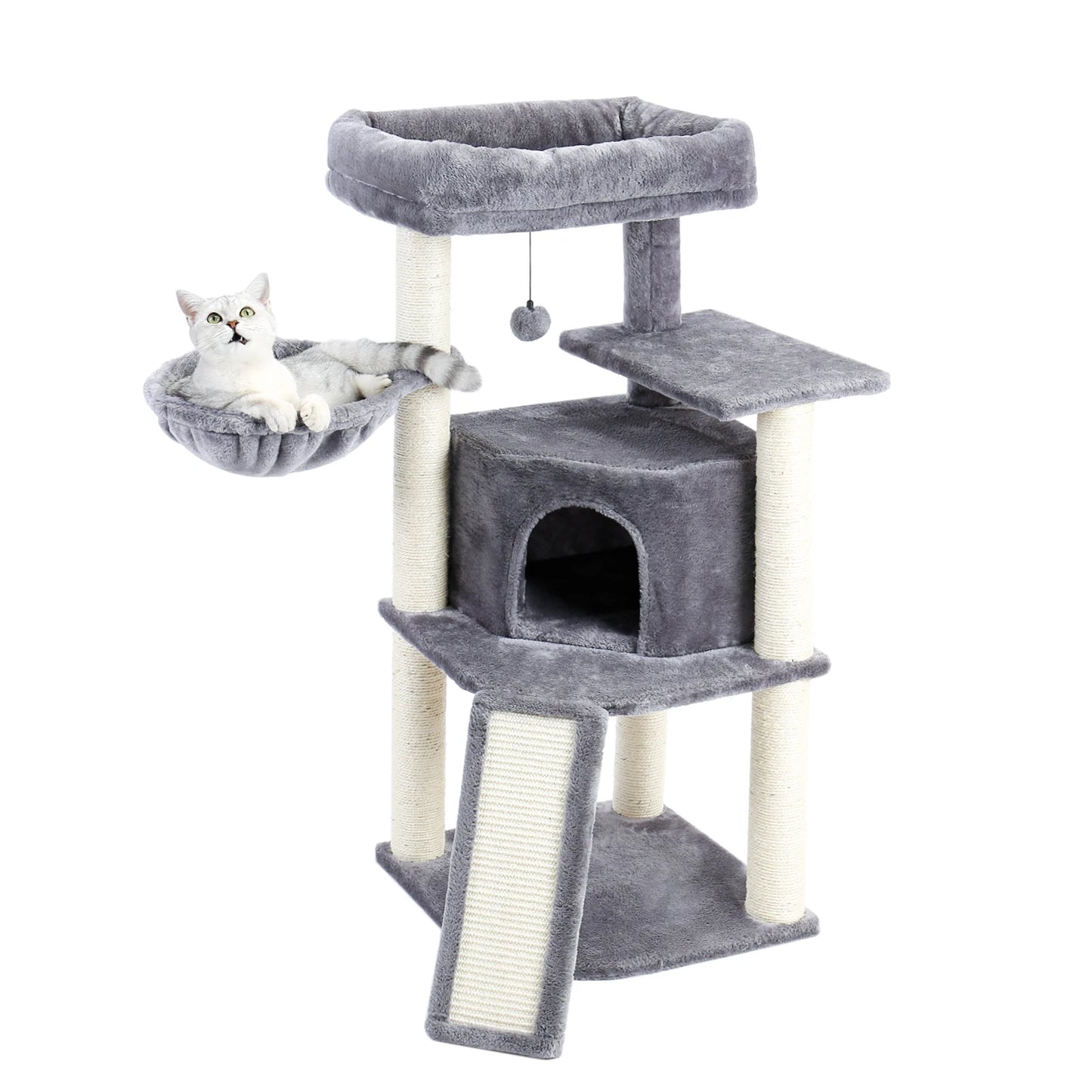 Luxury Cat Climbing Frame Multi-Layer Scratching Post Playground