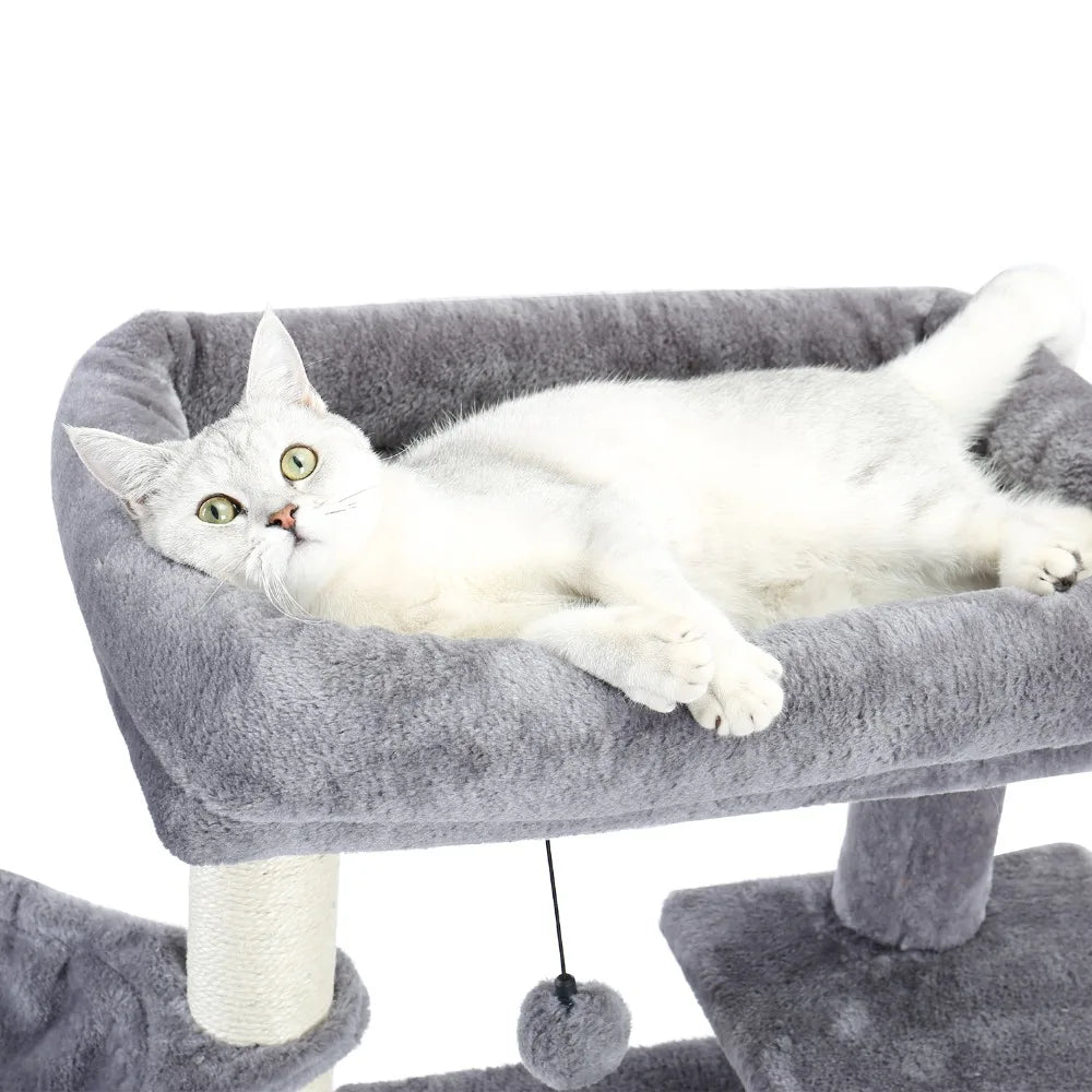 Pet Cat Tree Tower Condo Scratching Post Activity House for Cats