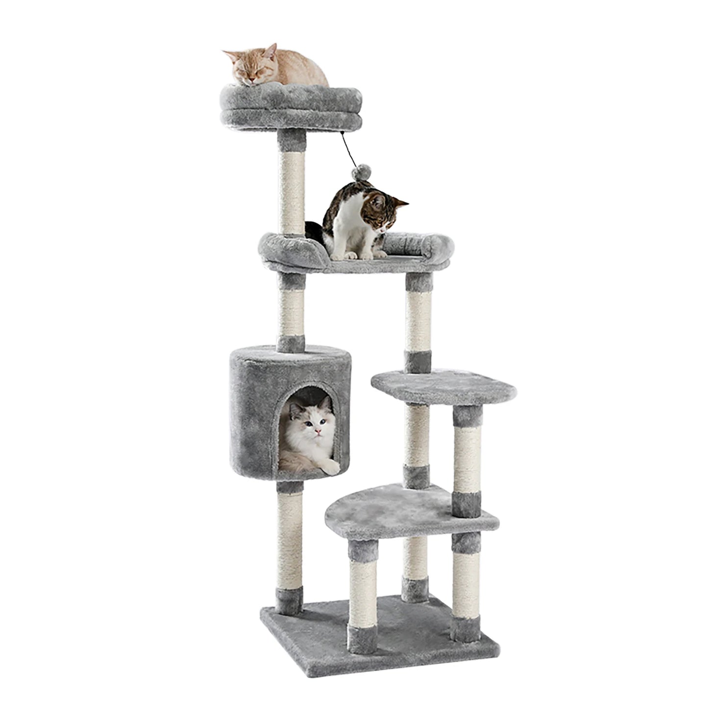 Luxury Cat Climbing Frame Multi-Layer Scratching Post Playground