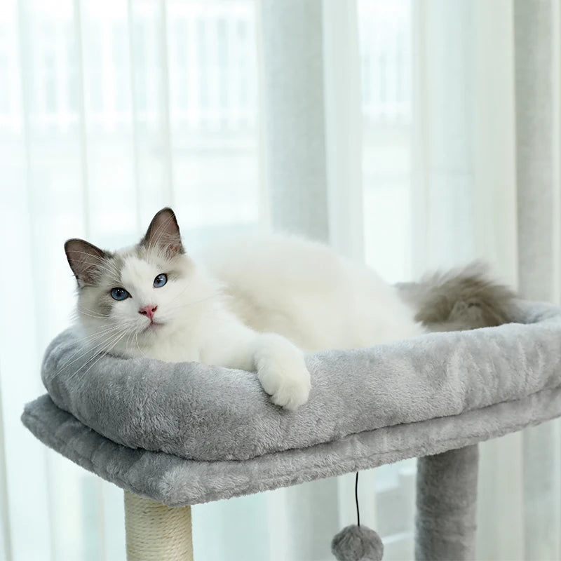 Luxury Cat Climbing Frame Multi-Layer Scratching Post Playground