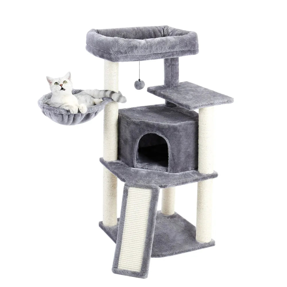 Pet Cat Tree Tower Condo Scratching Post Activity House for Cats
