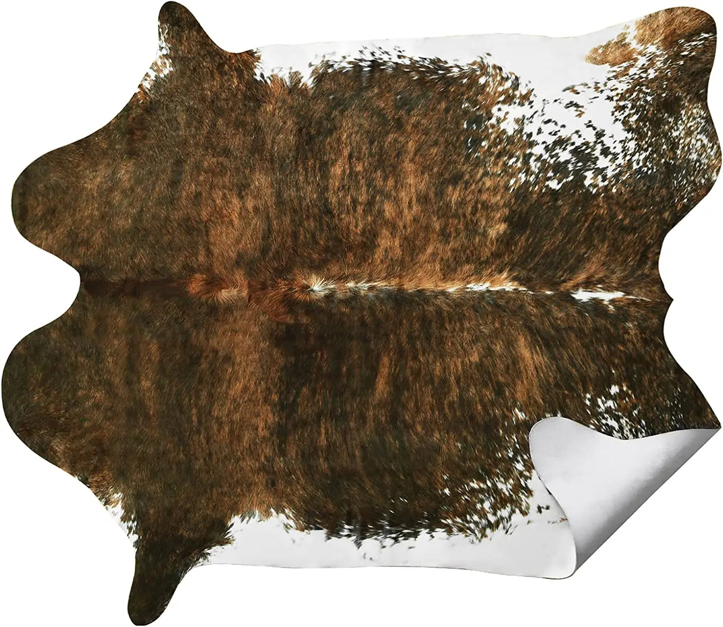 American Style Animal Print Faux Fur Cowhide Rug for Living Room Bedroom
