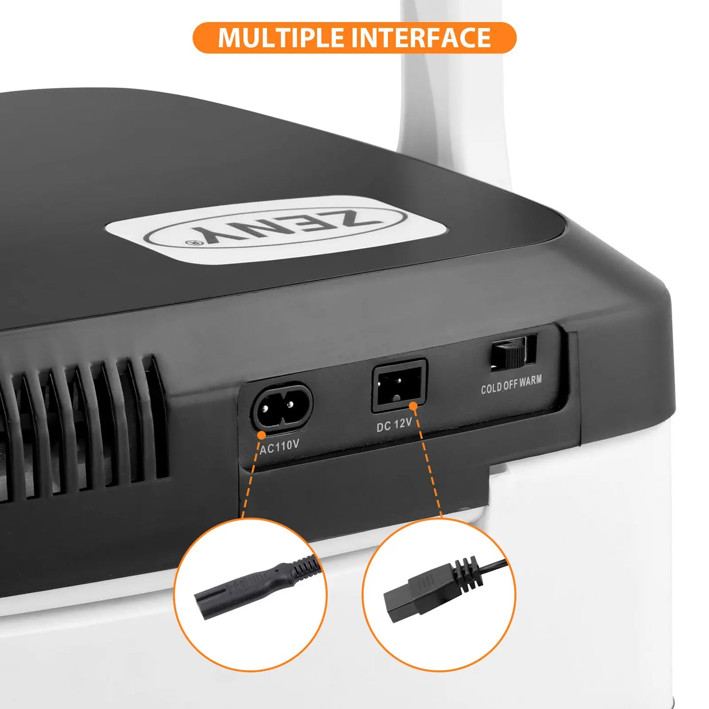 Car Fridge Electric Cooler Warmer 12V AC DC Portable 29L for Travel