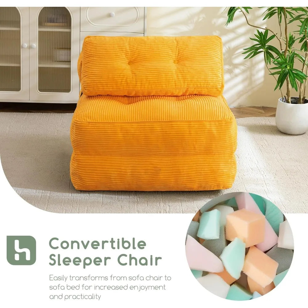 Folding Couch Sofa Bed Convertible Sleeper Chair Portable Mattress