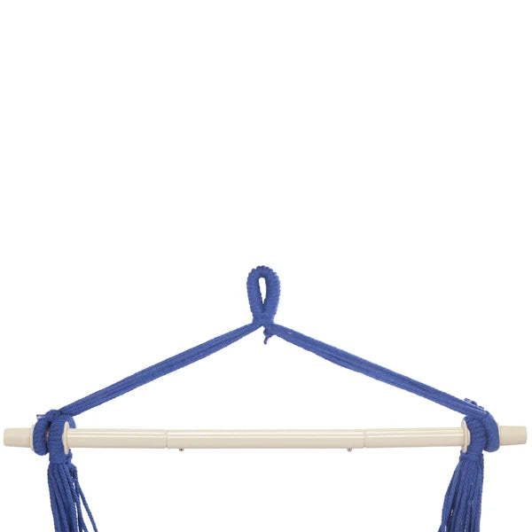 Distinctive Cotton Canvas Hanging Rope Chair with Pillows for Relaxation