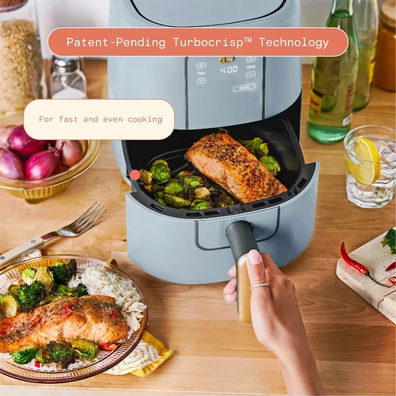 Beautiful 3 Qt Air Fryer TurboCrisp Technology Kitchen Appliance