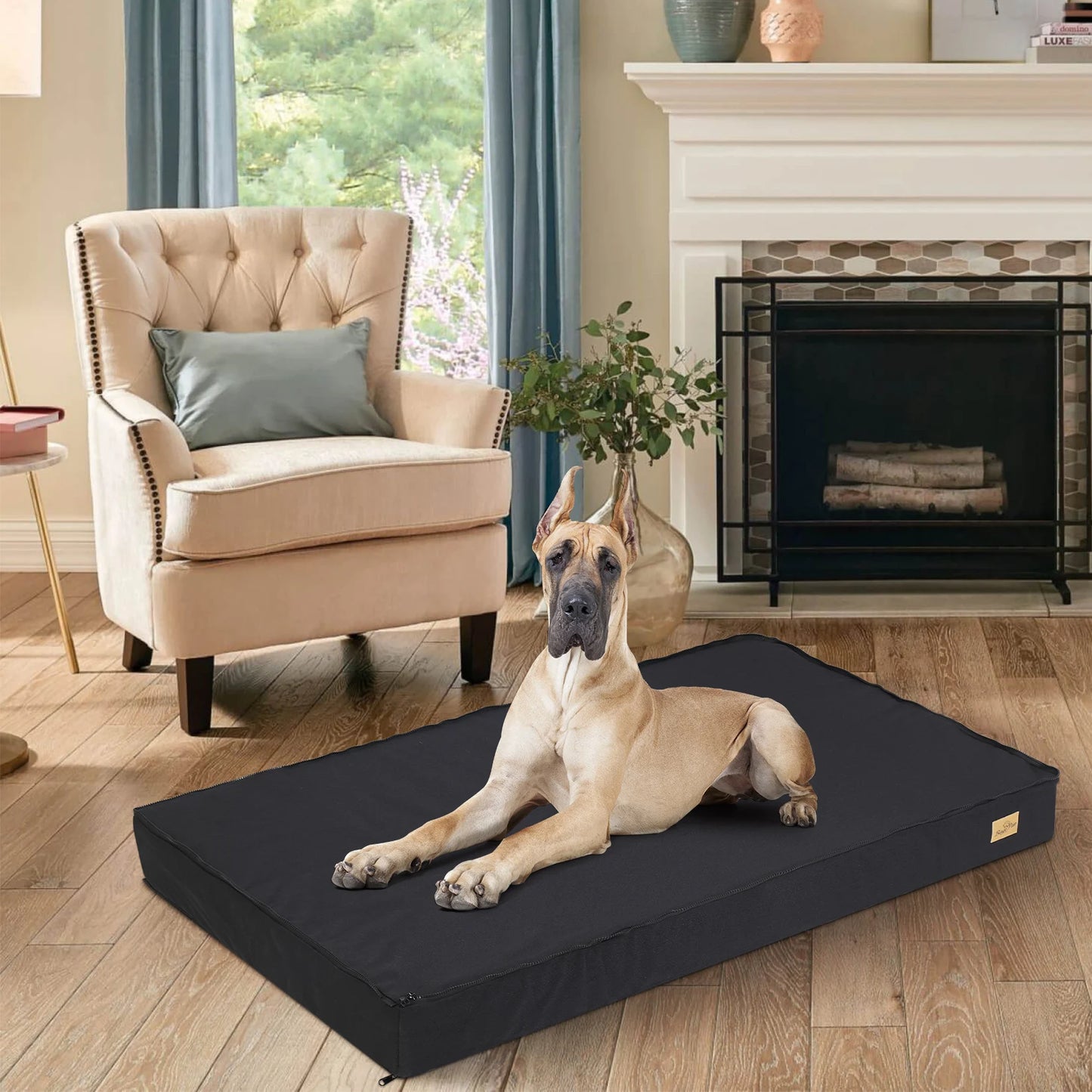 Orthopedic Dog Bed for Large Dogs Waterproof Non-Slip Machine Washable