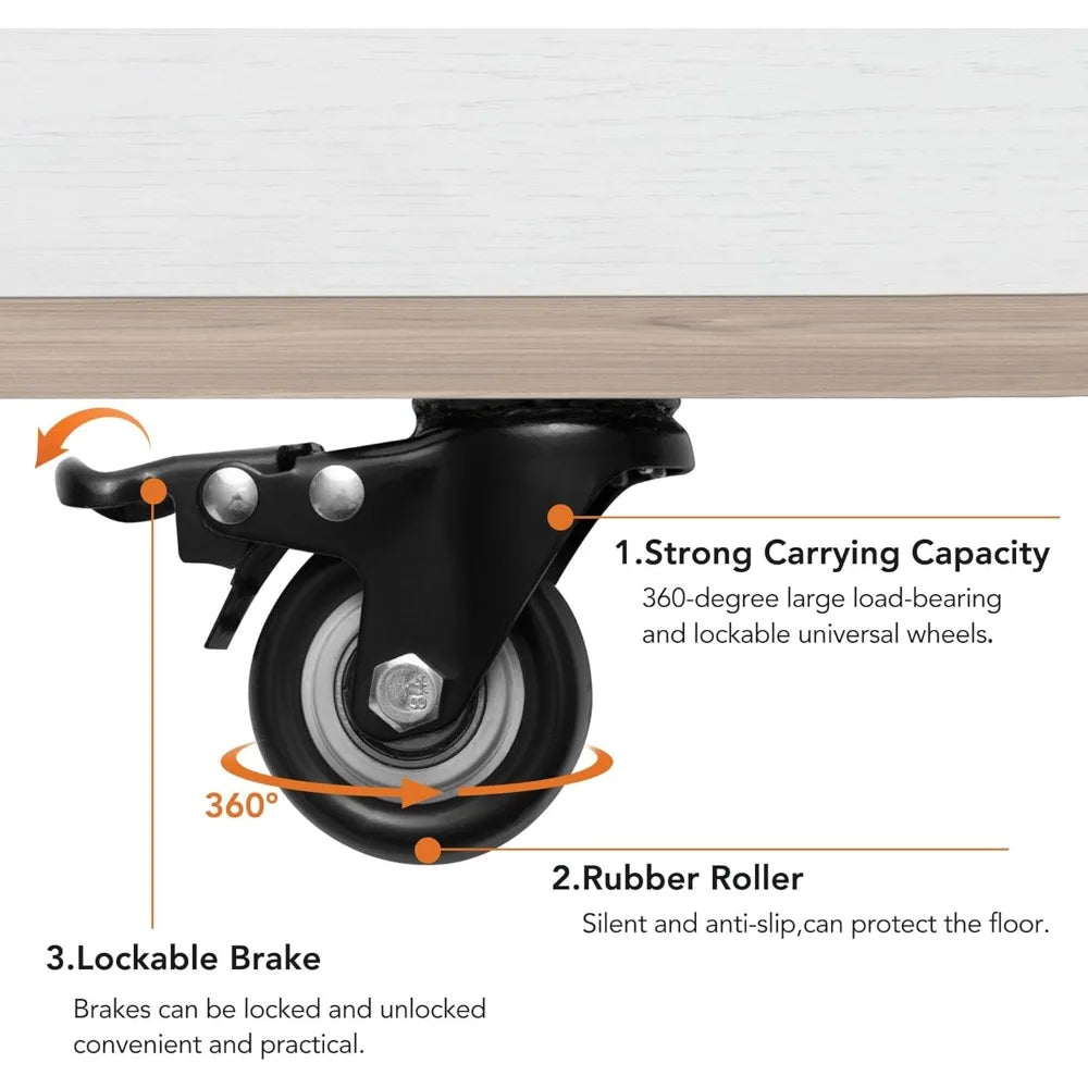 Modern Walnut Lift Top Coffee Table with Drawers and Shelves