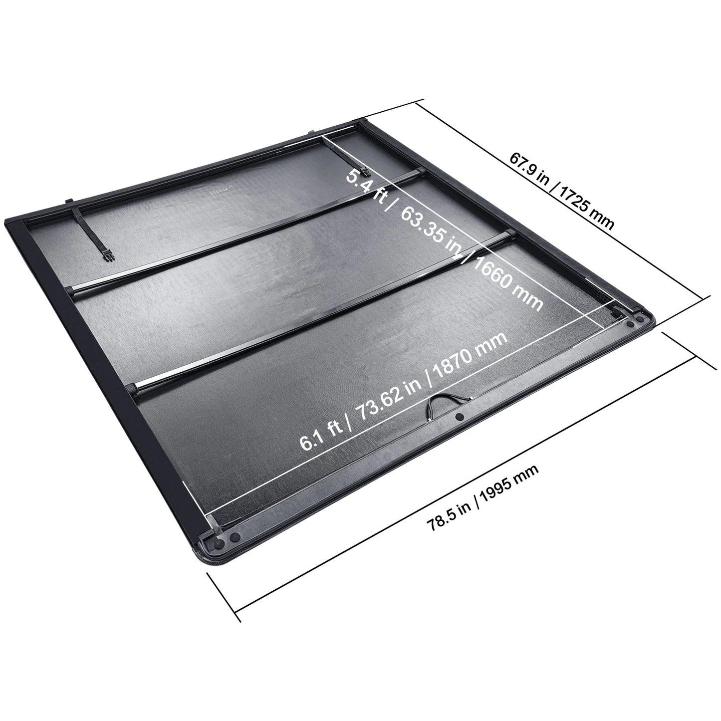 SucceBuy Roll Up Truck Bed Cover for 2009-2024 Ford F-150 5.5ft