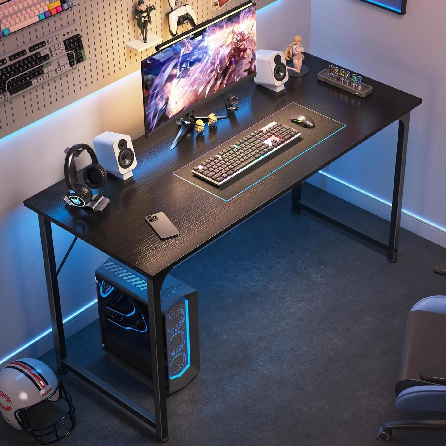 48 Inch Computer Desk Modern Simple Office Desk with Storage for Home Office