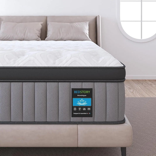 Ljustra Firm Full Mattress 12 Inch Deep Sleep Hybrid Pain Relief