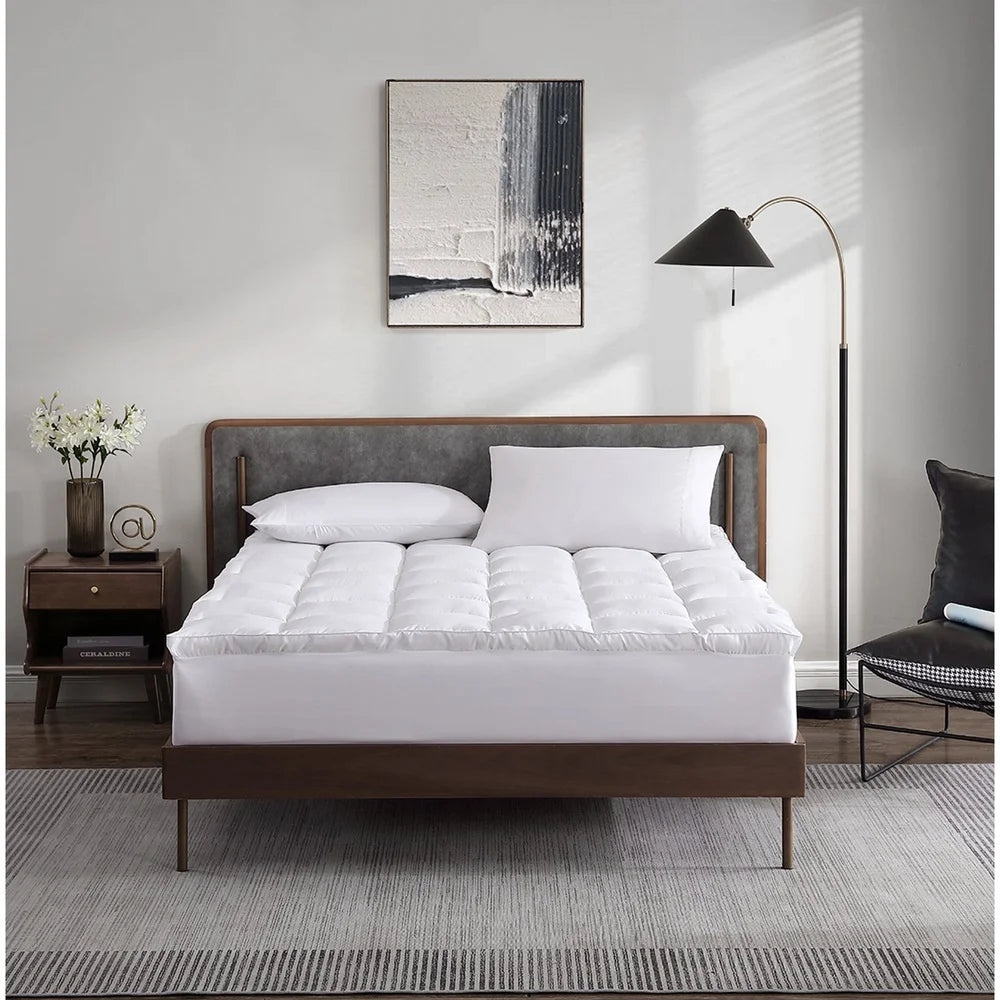 Ljustra Ultra Plush Mattress Topper Twin-XL Microban Odor Protection