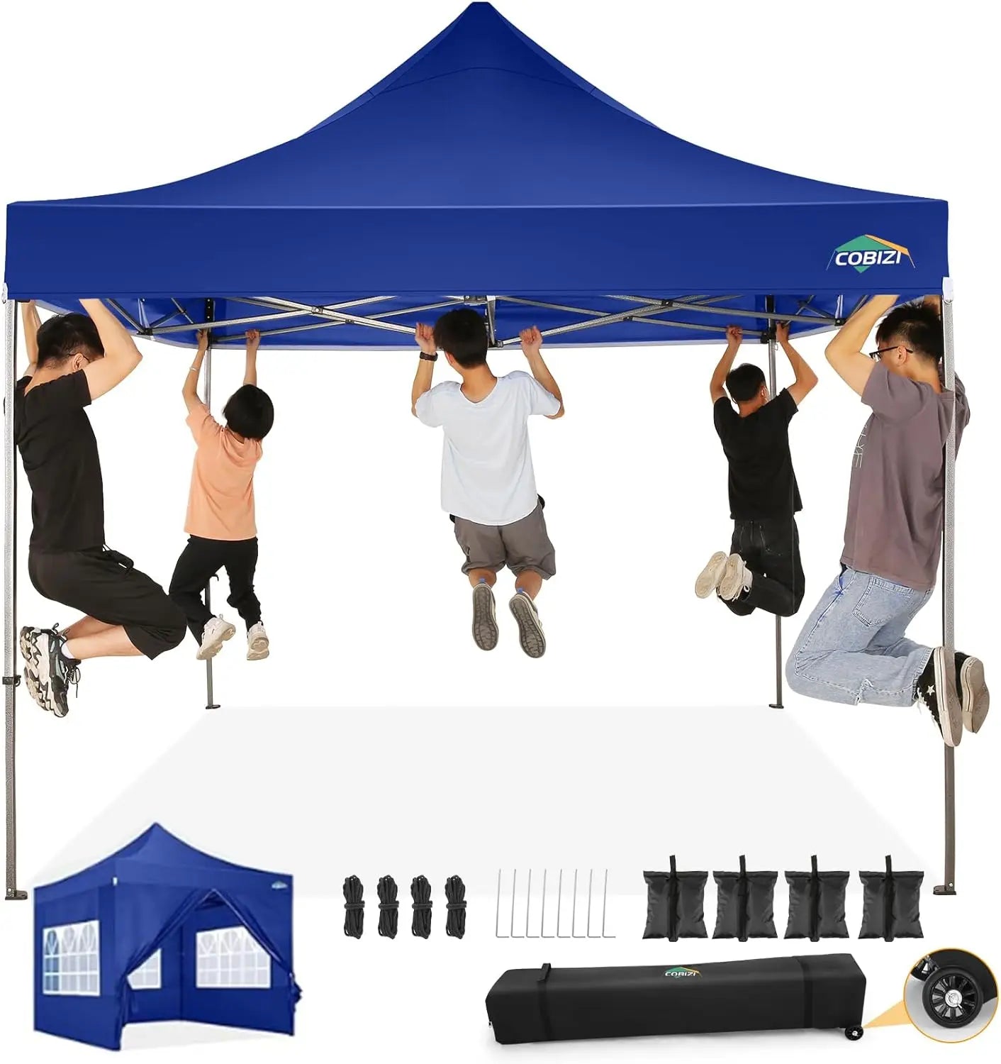13x26 Heavy Duty Pop Up Tent Canopy with Sidewalls for Events Parties