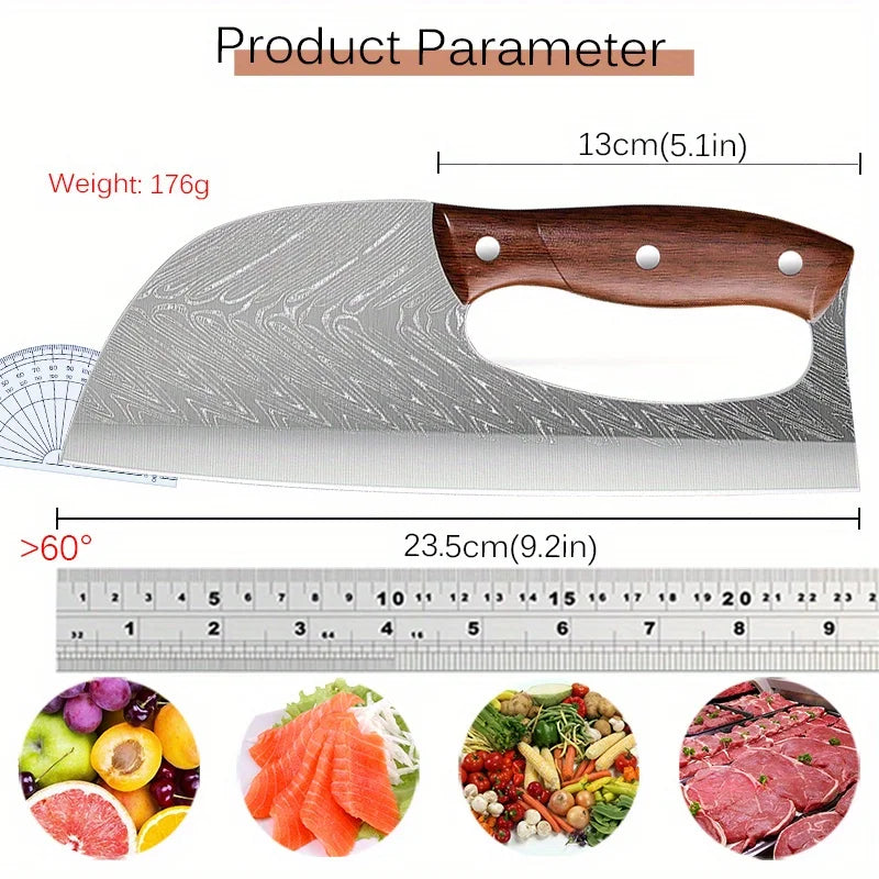 1/3PCS High Carbon Steel Boning Knife Handmade Professional Chef Knife