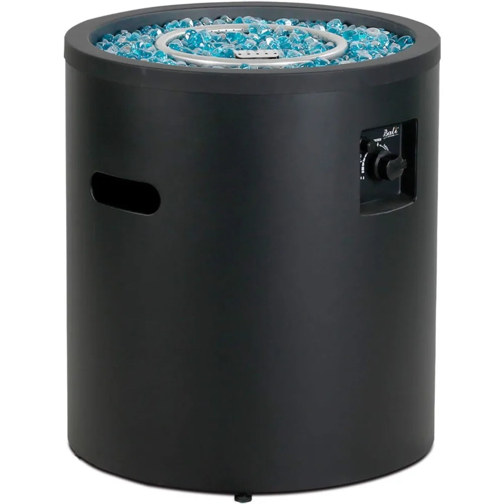 50000 BTU Propane Fire Pit Round Outdoor Fire Pit for Patio Garden Backyard