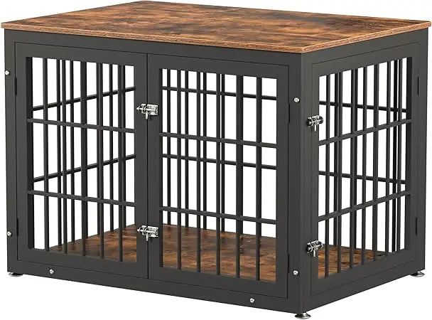 42 Inch Heavy Duty Dog Crate Furniture for Large Medium Dogs End Table