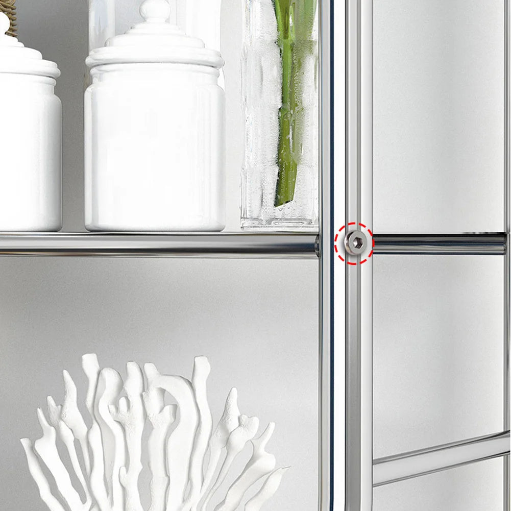 Over Toilet Storage Shelf 2/3 Tier Freestanding Bathroom Organizer
