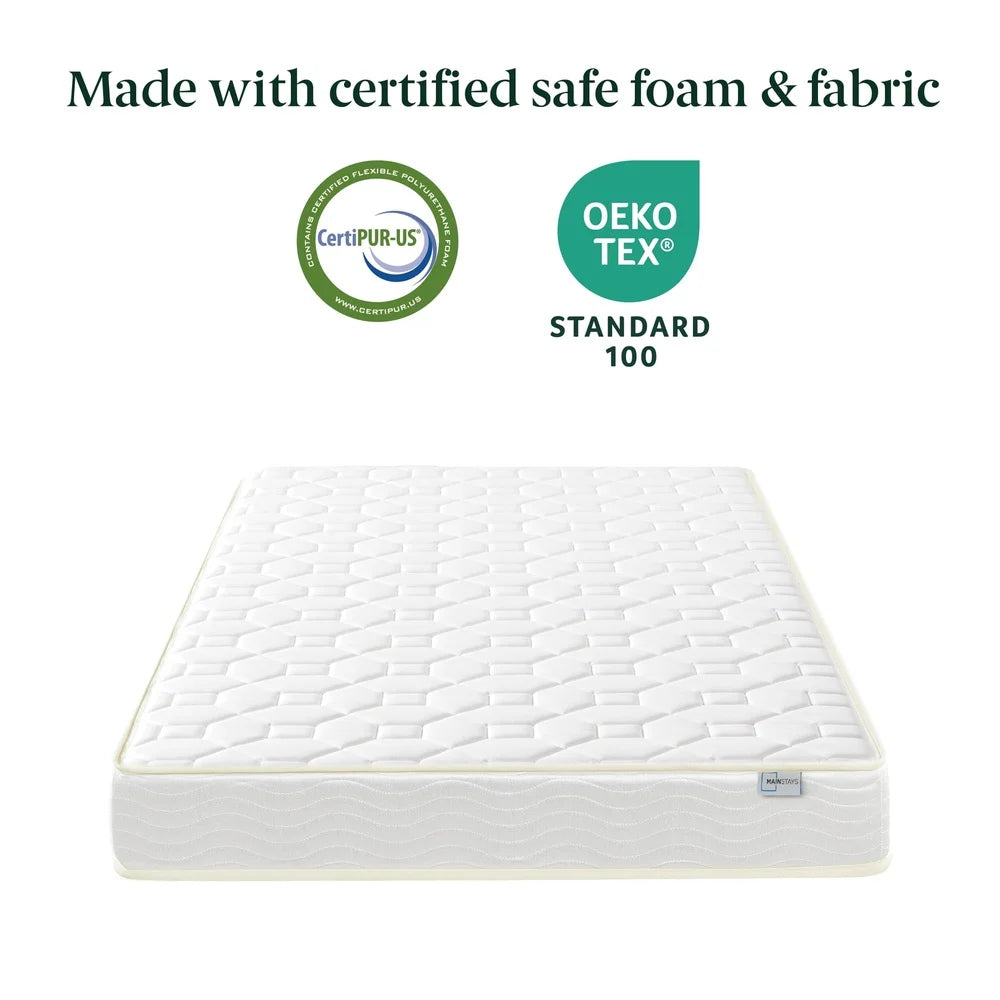 Ljustra 6 Inch Innerspring Twin Mattress Gel Infused Foam Compact Sleep Solution