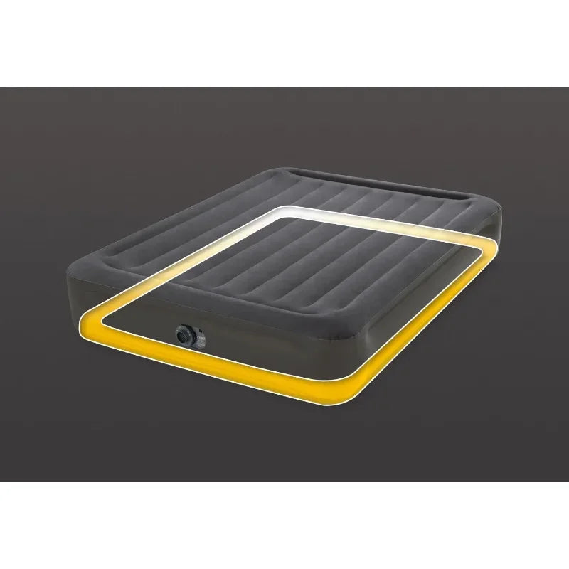Ljustra Queen 15 Inch Airbed Mattress with Built in Pump Dura-Beam