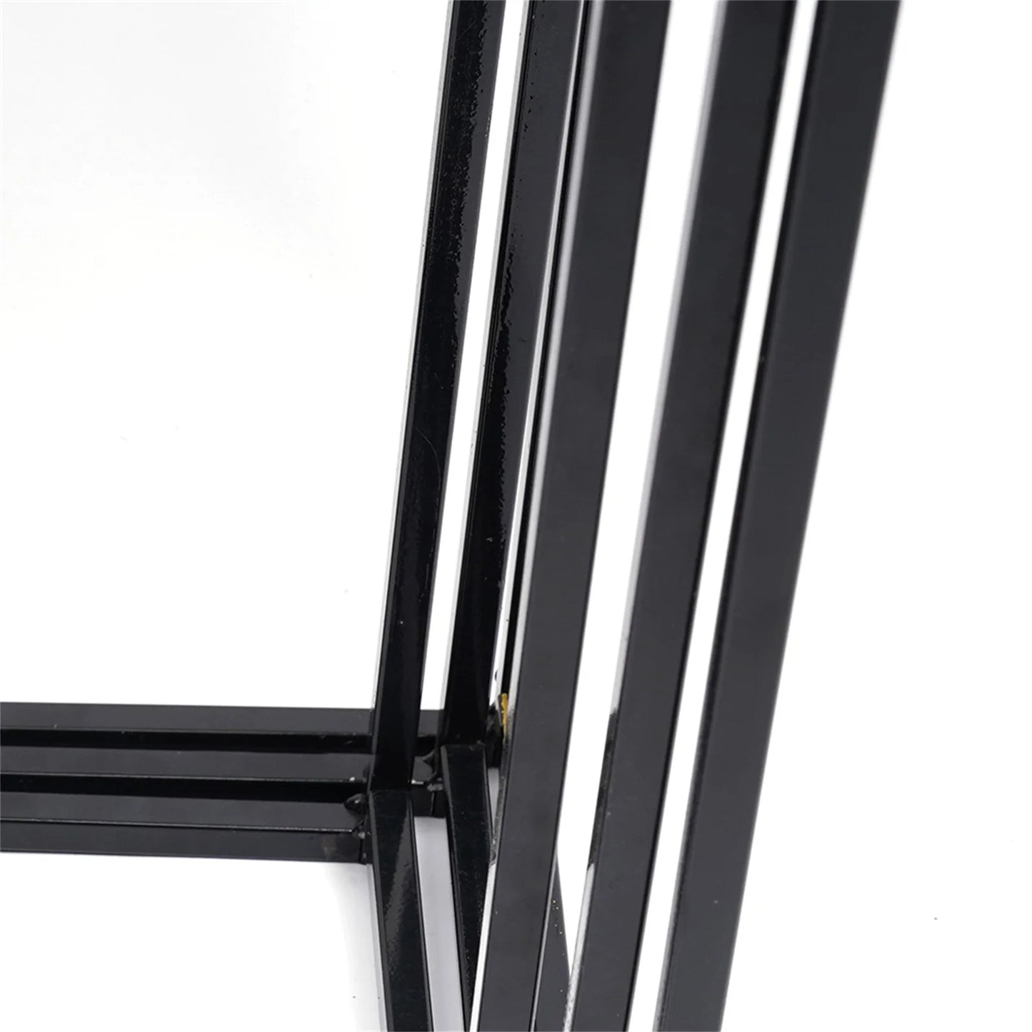 Set of 3 Metal Square Flower Stands Plant Holders for Home Wedding Decor