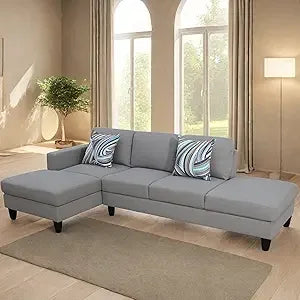 Ljustra Modular Sectional Sofa 4 Seat Convertible Couch Living Room