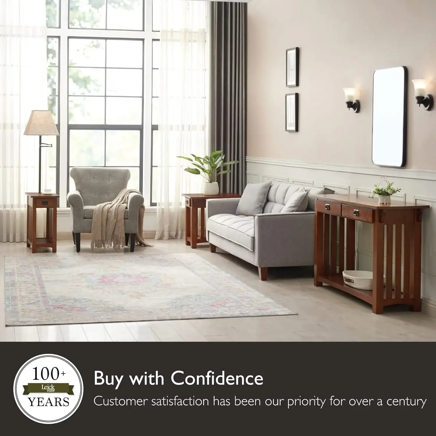 Ljustra Mission Impeccable One Drawer Side Table with Shelf Furniture