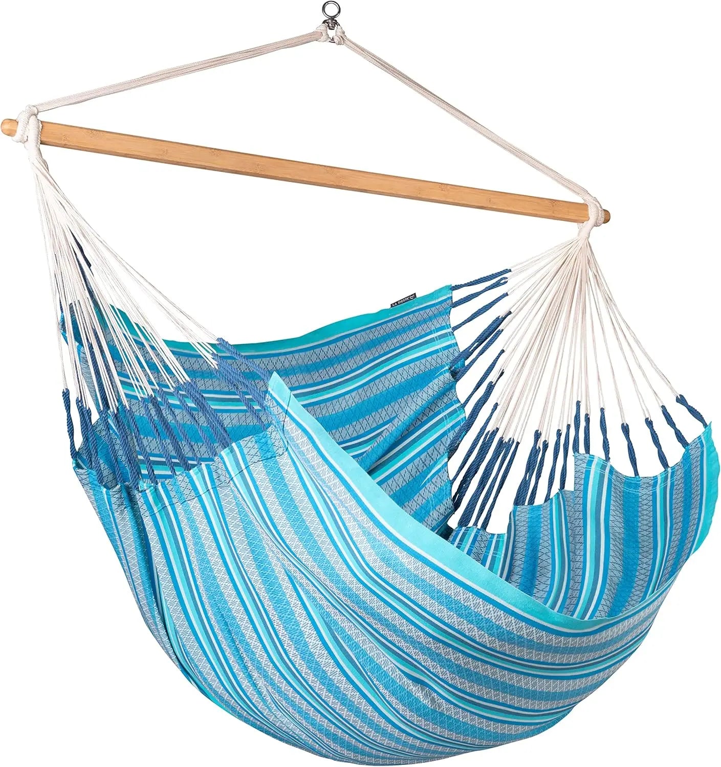 XL King Habana Cotton Hammock Chair with Suspension Kit for Indoor Use