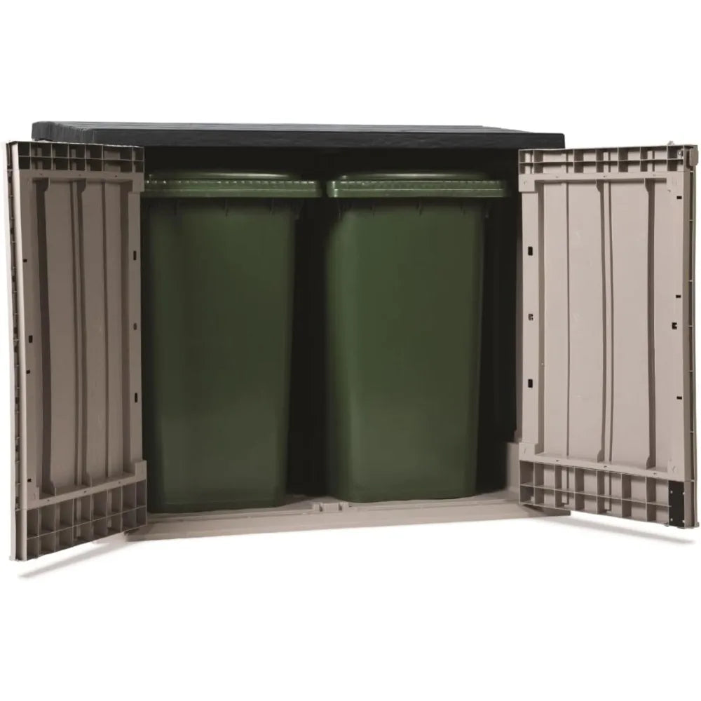 Ljustra Stora Way Outdoor XL Storage Shed for Trash Can Garden Tools