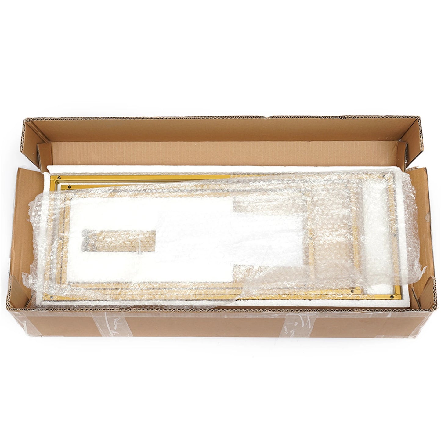 Set of 3 Metal Square Flower Stands Plant Holders for Home Wedding Decor