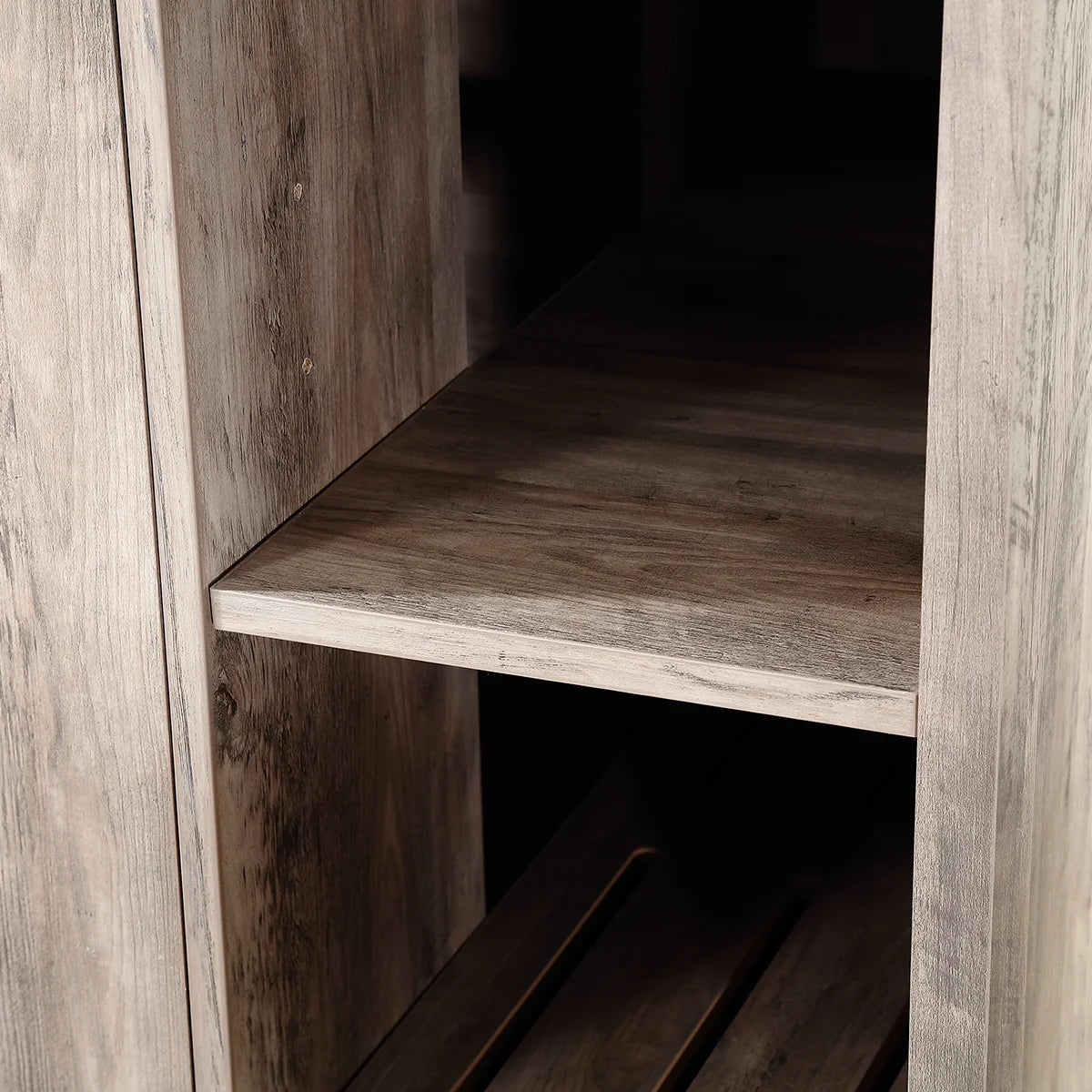 Cat Litter Robot Enclosure Furniture Adjustable Shelf Dog-Proofing